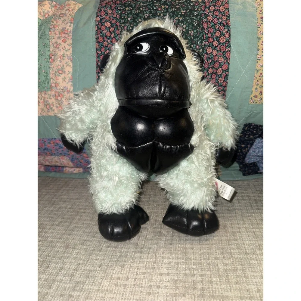 Vintage Realistic Blue Side Eye Gorilla‎ Plush Stuffed Animal Plushie 12
